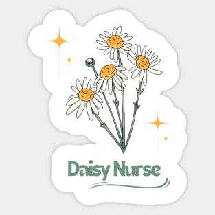 Daisy Nurse T-Shirt and Merchandise Sticker